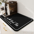 Coffee Bar Mat for Countertops 31.5inx17in, Absorbent Hide Stain Anti-Slip Cafe by Kuyig+Home