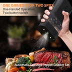 Dual Chamber Electric Pepper and Salt Grinder, Rechargeable Salt and Pepper - Image 6