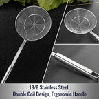 Hiware Solid Stainless Steel Spider Strainer Skimmer Ladle - Image 3