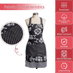Vintage Floral Apron for Women - Image 8
