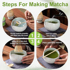 Matcha Whisk Set, Gifts for Women, Matcha Bowl - Image 3