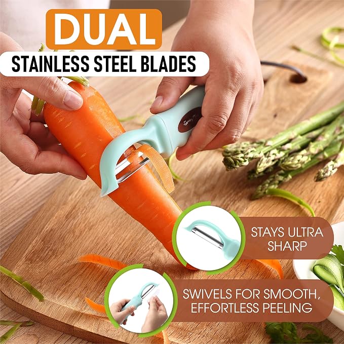 Spring Chef Premium Swivel Vegetable Peeler - Image 2