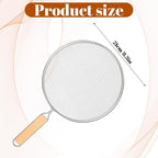 8.3Inch Grease Splatter Screen, Stainless Steel Splatter Screen - Image 3