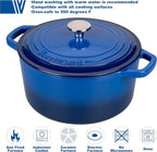 VORRINGARD Enameled Cast Iron Dutch Oven Pot - Image 3