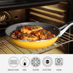 10-Piece Nonstick Ceramic Cookware Set, Non-Toxic Ceramic Coated Aluminum Pots - Image 7