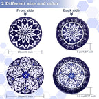 2 Large Reusable Beeswax Bowl Covers - Image 3