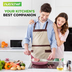 NutriChef 54-Piece Kitchen Cookware Set – Complete Non-Stick Ceramic Pots and - Image 7