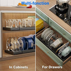 Mustorn Pots and Pans Organizer Under Cabinet - Image 3