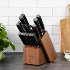Yatoshi Professional Kitchen Knife Set, 15 Pieces, High Carbon Stainless Steel - Image 7