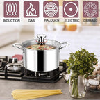LIANYU 6QT 18/10 Stainless Steel Stockpot - Image 5