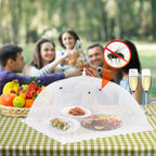 Food Cover Food Tent Set, 2 Extra Large 40"X24" and 6 Standard 17"X17" Mesh - Image 2