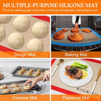 Silicone Baking Mats Quarter Sheet 3 Pack - Image 6