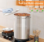 ROVSUN 44-Quart Stainless Steel Turkey Fryer & Seafood Boil Pot - Image 5