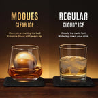 Mooues Clear Ice Ball Maker Mold, Whiskey Ice Cube Tray, 2.4 Inch Large Round - Image 4