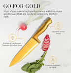 STYLED SETTINGS White and Gold Knife Set - Image 5