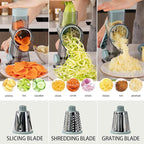 Cheese Grater Hand Crank Rotary Vegetables Shredder - Image 2