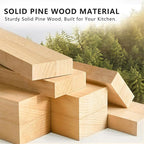6 Tier Wooden Tray Dividers for Cabinets, Baking Cookie Sheet Organizer - Image 7