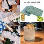Ice Cube Trays Set of 3, Easy Release 15 Flexible Silicone Ice Cube Molds - Image 6
