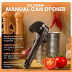 Bellemain- Safe Cut Stainless Steel Ergonomic Can Opener, Smooth Edge Perfect - Image 3