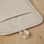 KitchenAid Ribbed Soft Silicone Pot Holder 2-Pack Set, Milkshake Tan - Image 3