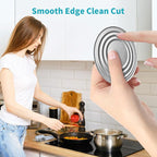 Ultrean Manual Can Opener Bottle Opener, Heavy Duty Stainless Steel Smooth Edge - Image 5