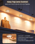 Cabinet Lights, Battery Operated LED Puck Lights - Image 2