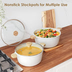SENSARTE Ceramic Nonstick Stock Pot - Image 4
