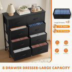 Sweetcrispy Dresser, Dresser for Bedroom Drawer Organizer Storage Drawers - Image 6