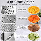 Ourokhome Cheese Grater, Handheld Box Grater - Image 3