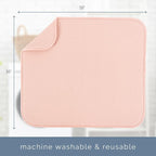 S&T INC. Dish Drying Mat, 16” x 18”, Absorbent Microfiber Kitchen Counter Mat - Image 7