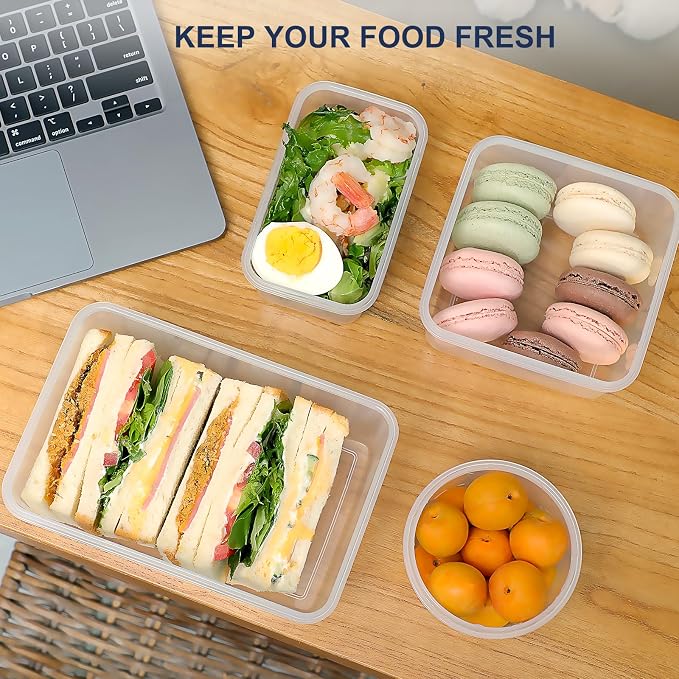 KITHELP 60-Piece Large Food Storage Containers Set - Image 6