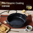 CAROTE 4.5Quart Stock Pot with Lid, Non Toxic Ceramic Soup Pot, Nonstick - Image 3