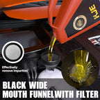 KJE 19 Pcs Automotive Funnel Set, Spout Replacements, Plastic Wide Mouth - Image 4