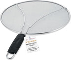 U.S. Kitchen Supply Stainless Steel Splatter Guard 13" Fine Mesh Cover by USKitchenSupply