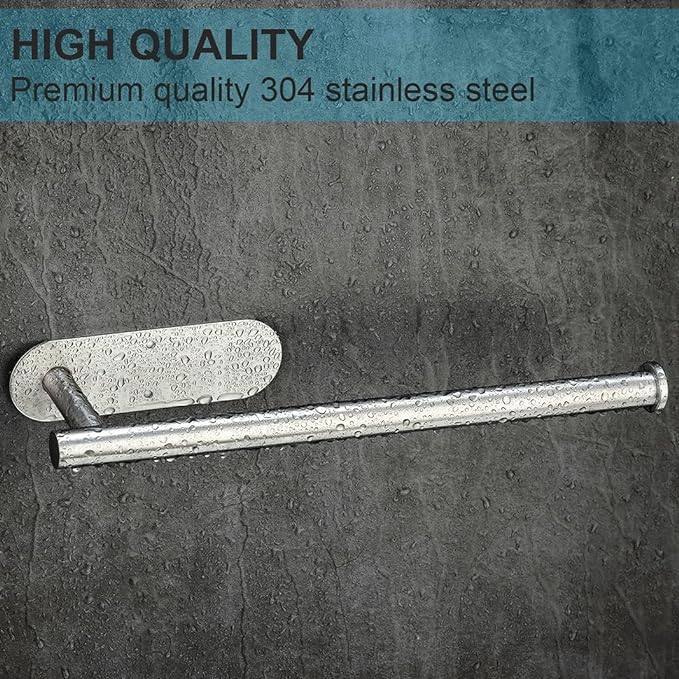 CUXIXA Paper Towel Holder Under Cabinet 2 Pack, Stainless Steel Paper Towel - Image 3