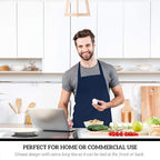 GREEN LIFESTYLE 120 Pack Professional Chef Apron– Grilling Aprons - Image 4