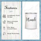 Home Acre Designs Vintage Farmhouse Utensil Holder - Image 2