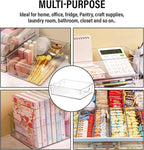 Clear Plastic Storage Bins, Pantry Organizers and Storage or Kitchen - Image 6
