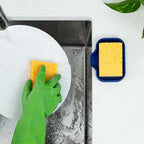 Zulay Kitchen Small Silicone Sponge Holder – Space-Saving Sink Organizer Tray - Image 3