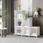 AWTATOS Cube Storage Organizer, Storage Cubes Shelves Bookshelf, 6 Cube Closet - Image 2