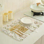 Spring Dish Drying Mat 18x24 Inches - Image 3