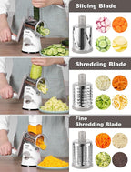Geedel Rotary Cheese Grater Cheese Shredder - Image 4