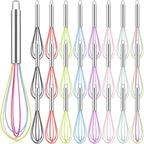 Domensi 24 Pcs 10 Inch Whisks Bulk by Domensi
