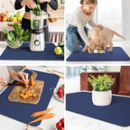 WISELIFE Dish Drying Mat Super Absorbent Drying Mat Large Dish Drying Mats - Image 6