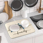 Home Blue Bird Family Dish Drying Mat - Image 6