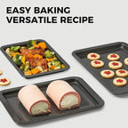 HONGBAKE Ceramic Baking Sheet Pan Set, Cookie Sheet - Image 7