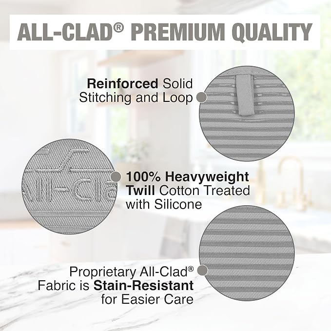 All-Clad Premium Pot Holder & Hot Pad: Heat Resistant to 500 Degrees - Image 5