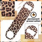 4 Pcs Flat Bottle Opener Heavy Duty Stainless Steel Bottle Opener Beer Flask - Image 3