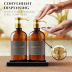 Glass Soap Dispenser Set of 2 - Image 4