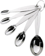 Cuisipro Stainless Steel Measuring Spoon Set Silver by Cuisipro